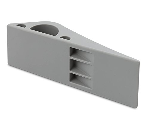 Türstopper KingSize | Hochwertiger Türkeil für Heim und Büro | Set Gummi Türstopper mit Gratis Halterung | rutschfest auf allen Böden | auch für Fenster geeignet (2 Stück) - 4