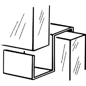 MacGreen® Gewächshaus-Glasträger H 11 (100 Stück) Edelstahl - 3