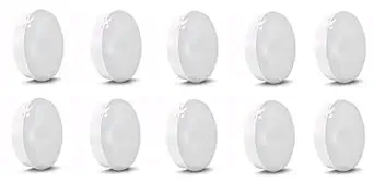 Corvi Surface 4 6-Watt LED Panel Light (Pack of 10, Round, Easy White)