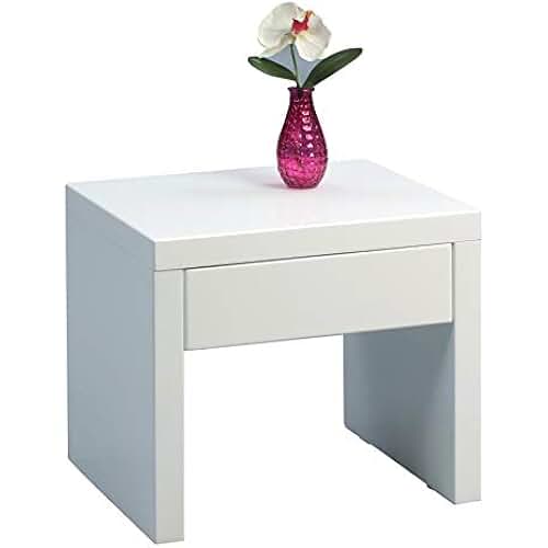 Amazon.co.uk gloss white bedside table
