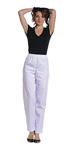 HYDROPLANETE Womens Scrub Bottoms - White - XXL