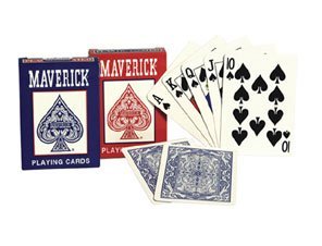 United States Playing Card Company - Jeu de Cartes Maverick ArriÃÂre Bleu by United States Playing Card Company
