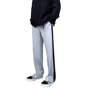 open bottom track pants