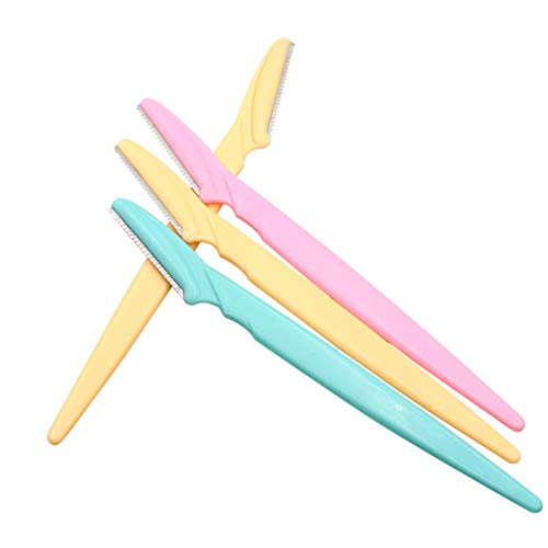 Preisvergleich Produktbild RUNI MO Gesichtsrasierer für Frauen, Männer, Mädchen, Jungen, Augenbrauenrasierer, Rasierapparate, Trimmer mit Präzisionsabdeckung, Mehrzweck-Gesichtshaarentferner (RGY-36pcs, 15cm)