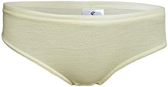 Utenos 100% Merino Wool Women's Hipster Briefs Made In EU (XXL, Natural (Ivory))