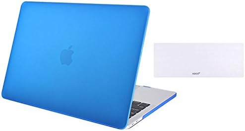 Macbook Pro 13 With Retina Display Case, XGUO MacBook Pro 13 Retina Ultra Slim Plastic Cover, Transparent Matte Shell Case Cover For MacBook Pro 13 Retina+Keyborad Skin Cover(Macbook Pro 13 With Retina, Dark Blue)
