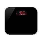 ★ Pantalla LED oculta, visualización automática de datos en la escala, observación clara durante el día y la noche, pantalla de potencia, cambio de unidad, medición de temperatura interior, tapete antideslizante de silicona, ajuste estable para evitar deslizamientos laterales.