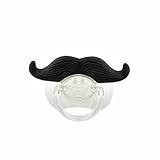 LEORX Baby Infant Pacifier Soother Dummy Funny Moustache Style