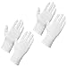 AMOS Dermatological Moisturising Cotton Gloves Dry Skin Hands Eczema Cream Absorption Spa Sleep Beauty Gloves (2 Pairs)