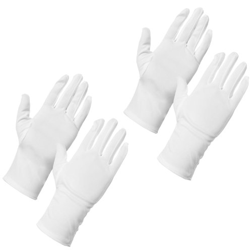 AMOS Dermatological Moisturising Cotton Gloves Dry Skin Hands Eczema Cream Absorption Spa Sleep Beauty Gloves (2 Pairs)