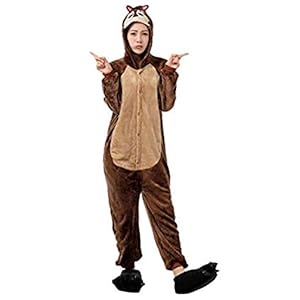 Unisexo Comodidad Suave Franela Disfrace Animales Kigurumi Traje de Dormir Cosplay Ropa de Salón Pijamas Adulto Animal para Niños Niñas Anime Fiesta