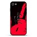 Produktbild Name: Tony, Hand-Written Style - Luxendary Magma Serie: Color-Shifting/Changing Matte Case mit 3D-Druck Glanzdesign + Hartglas für iPhone 8/7 in Anthrazit