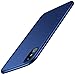 Price comparison product image TORRAS iPhone X Case, iPhone XS Case, Ultra Thin Slim Case with [Tempered Glass Screen Protector], Hard Plastic Protective Matte Phone Cover Case for iPhone X (2017)/ iPhone XS (2018) - Navy Blue