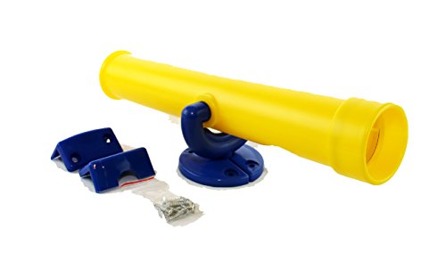 HIKS Products Telescopio Amarillo para Niños HIKS También Disponible en Verde Rojo y Azul, Ideal para Escalada, árbol, casa de Juegos