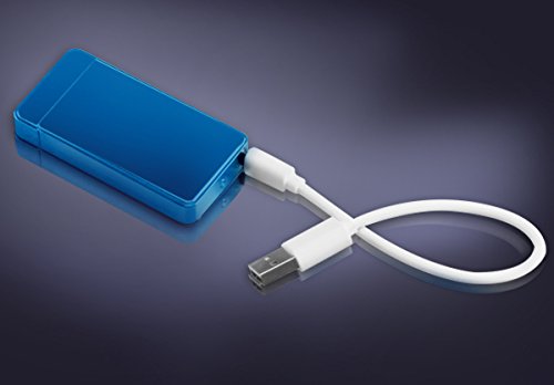 Tesla-Lighter T01 Lichtbogen Feuerzeug USB Feuerzeug Arc Lighter elektronisches Feuerzeug wiederaufladbar Blau - 6