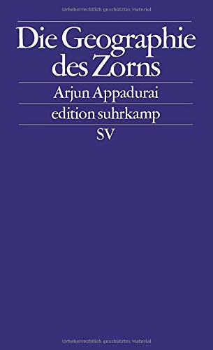 Die Geographie des Zorns (edition suhrkamp) Buchen