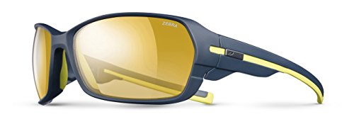 Preisvergleich Produktbild Julbo Dirt 2.0 Zebra Sonnenbrille für Herren, photochrom, Dunkelblau / Gelb