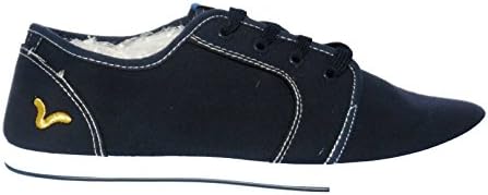 Mens Voi Jeans Bronson Canvas Pumps Navy Guys Gents (UK 8 Euro 42)