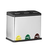 Con pedal: para abrir la tapa simplemente hay que pisar el pedal · el cubo de basura con pedal se abre fácilmente y no requiere nada de fuerza · es muy silencioso