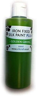 Silkcraft Plus Silk Paint 200ml - Golden Green