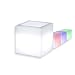 Produktbild KANTIG Macetero luminoso Led RGB en forma de cubo, recargable