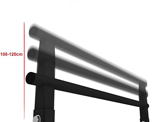 PROFI Dip Station Barren Dip Ständer 2 x Verbindungsrohr bis 280Kg ! Höhe verstellbar 108-120cm - 5