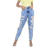 Buy Freakins Slim Fit Ripped Jeans For Women Girls Black 36 At Amazon In