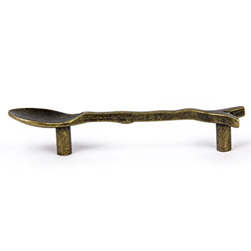 Gazechimp Kreative Löffel Design Möbelgriffe Griffe Knopf für Küchen Schrank Schublade 76mm - 3