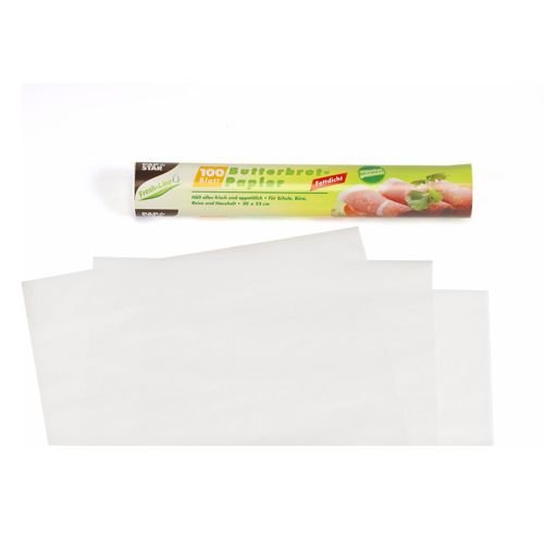 Butterbrotpapier, 25x30cm, 100Blatt