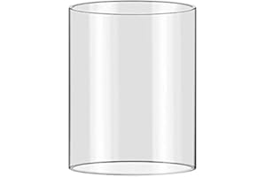 Oberstdorfer Glashütte Lampion duży zamiennik cylinder przezroczysty szkło dmuchane usta otwór u góry 10 cm wysokość 30 cm inne rozmiary na zamówienie