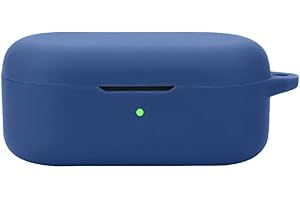 FTRONGRT Etui na słuchawki Bluetooth do OPPO Enco Buds2 Pro, odporne na wstrząsy, silikonowe etui na słuchawki Bluetooth, kompatybilne z OPPO Enco Buds2 Pro, granatowe