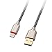 Produktbild zhang-hongjun,USB-Typ-C-Kabel 1m Schnelles Ladegerät für Hirse Mi 5 One Plus 3 Nubia Z11 ZenFone 3 ZUK Z2 Meizu MX6 HTC 10(Color:GRAU)