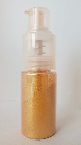 Preisvergleich Produktbild Gold mit Pumpzerstäuber - 10 g Glitzerpuder