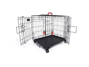 M-Pets Voyager Wire Crate with 2 Doors and Wheels - XL