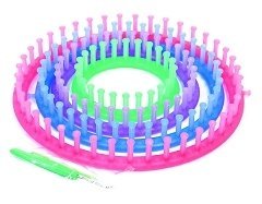 Classic Knit FILORO Tricotins circulaires, KIT 4 tricotins pour tricot., Métier à tisser. Avec ce sublime kit de tricotin géant, tricotez facilement des chaussettes, tricots, écharpes et bonnets