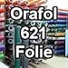 Produktbild Oracal Orafol 621 Folie 5m (Laufmeter) freie Farbwahl 45 glänzende Farben in 4 Größen, 31 cm Folienhöhe für Wandtattoos schwarz
