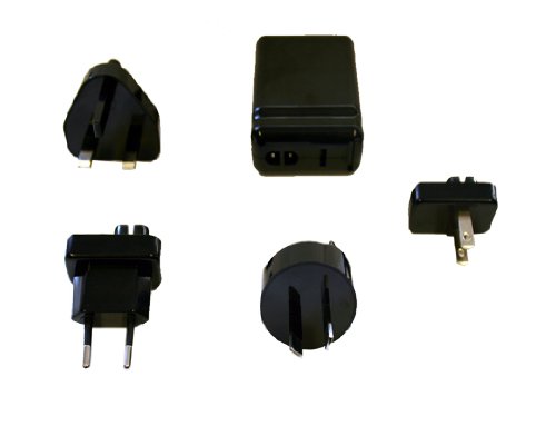 Weißer Steckdosen Adapter iPad: Internationaler Reiselader für Apple iPad 2G & 1G Tablet PC mit Wechsel – Adapter für Amerika USA England UK Europa Australien 100 – 240Volt- weiss - 3