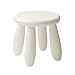 Produktbild Stool JILAN HOME Hocker Simple White 4-Bein Montiert Bank Kunststoff Hocker Erwachsenen Kinder Badezimmer Dusche Hocker Pole Home Kleinen Stuhl