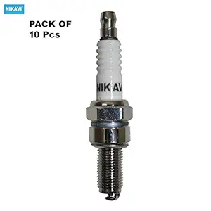 NIKAVI SP02 10 Pack Spark Plug Compatible for Pulsar 150/180/200/220