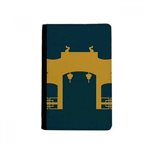 Preisvergleich Produktbild beatChong Thailand Mythos Verholzung Tempel Illustration Pass-Halter-Reise-Brieftasche Abdeckungs-Fall Karten-Geldbeutel