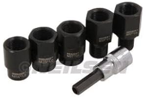 Mekanik 6 Pcs Diesel Injector Removal Kit M14 M17 M20 M25 M27