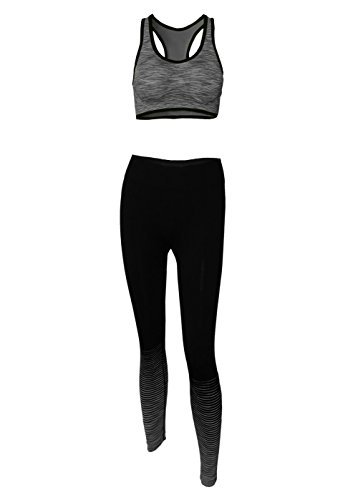 Pete Sport-BH und Hose Set Sports Bra Bustier Leggings Joggen - 2