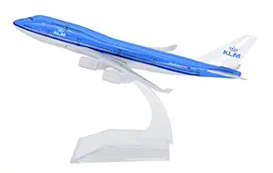Tang Dynasty(Tm) 1:400 16cm Boeing B747 400 Klm Metal Airplane Model Plane Toy Plane Model