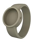 O clock Unisex-Wechselarmband für Armbanduhr beige Silikon 32 mm COVERS_TO