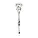 SHAVE-LAB - FIRE - Manual Razor with 4x Razor Blades (P.L.6+ - 6 blades - swinging cartridge - for women, white)