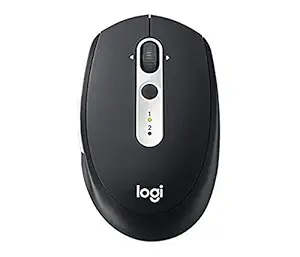 Logitech M585 Multi-Device Wireless Mouse  Control and Move Text/Images/Files Between 2 Windows and Apple Mac Computers and Laptops with Bluetooth or USB, 2 Year Battery Life, Graphite