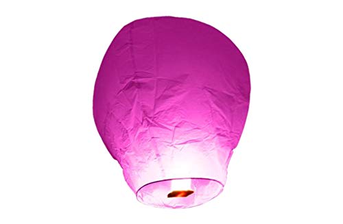 tellementhappytm linterna china volador de Color 100% biodegradable calidad superior en papel Le farolillo medida 90 cm * 60 cm ideal para Vos eventos bodas fiestas año nuevo - Juego de 10