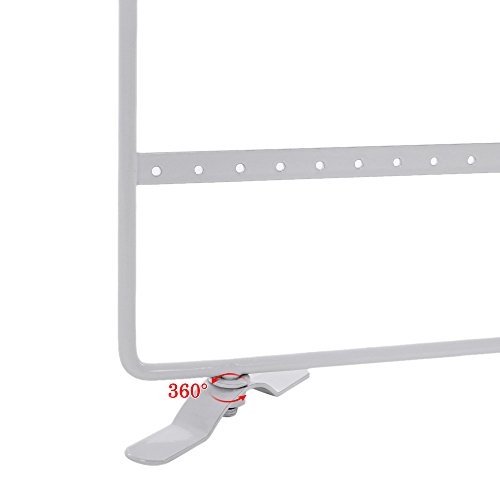 Songmics Neu Schmuckständer Metall Weiß JDS002W - 6