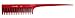 Pro Tip Hairdressing Back Combing Tail Comb PTC10 208mm - RED
