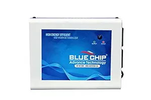 BLUECHIP TV Voltage Stabilizer for LED TV/Smart TV Up to 43 Inches, Operational Working Range: 120-290V; 1.3 A (with 3 Years Warranty, Royal-Blue)